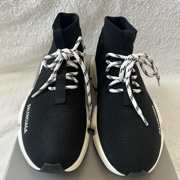 Balenciaga Shoes Balenciaga Speed Lace Up Knit Sneakers Poshmark